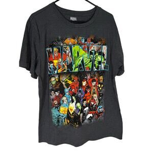 Marvel Graphic T Shirt on Gray - Men’s Size XL